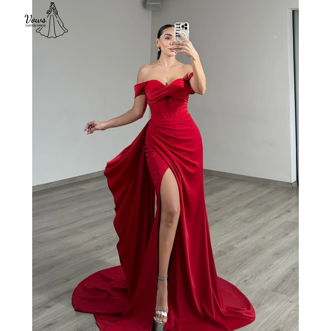 Vows Party Dress for Wedding Ceremony Dresses 2025 Woman Off the Shoulders Women's Evening Dresses for Special Occasions Prom
Vows Party Dress for Wedding Ceremony Dresses 2025 Woman Off the Shoulders Women's Evening Dresses for Special Occasions Prom