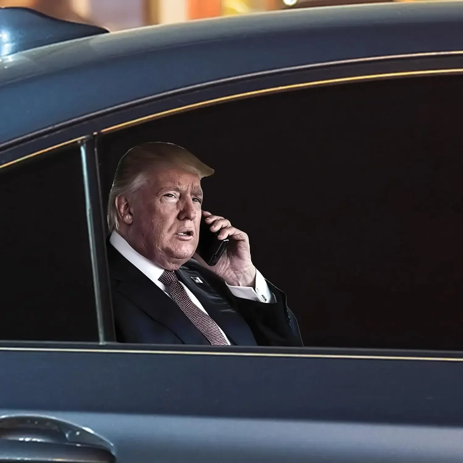 Funny Trump Car Window Stickers Truck Window Waterproof and Anti Fading Decals - It's Like Trump Is Sitting in Your Car
Funny Trump Car Window Stickers Truck Window Waterproof and Anti Fading Decals - It's Like Trump Is Sitting in Your Car