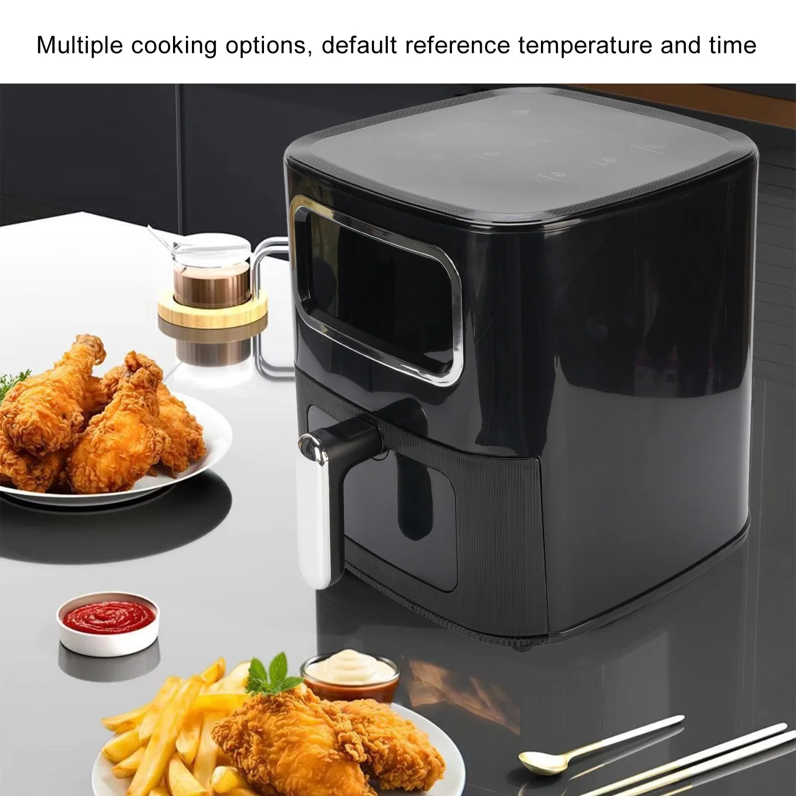 10L Compact Fryer Multifunctional Oil Less Electric Fry Machine for Kitchen Smart Touch Screen
10L Compact Fryer Multifunctional Oil Less Electric Fry Machine for Kitchen Smart Touch Screen