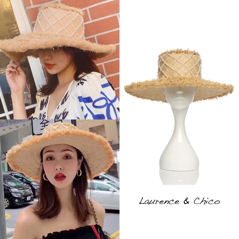 2022 Designer Raffia Pearl Sun Hat Leisure Vacation Fashion Women's Woven Straw Hat Spring and Summer Sun Protection Beach Hat
2022 Designer Raffia Pearl Sun Hat Leisure Vacation Fashion Women's Woven Straw Hat Spring and Summer Sun Protection Beach Hat