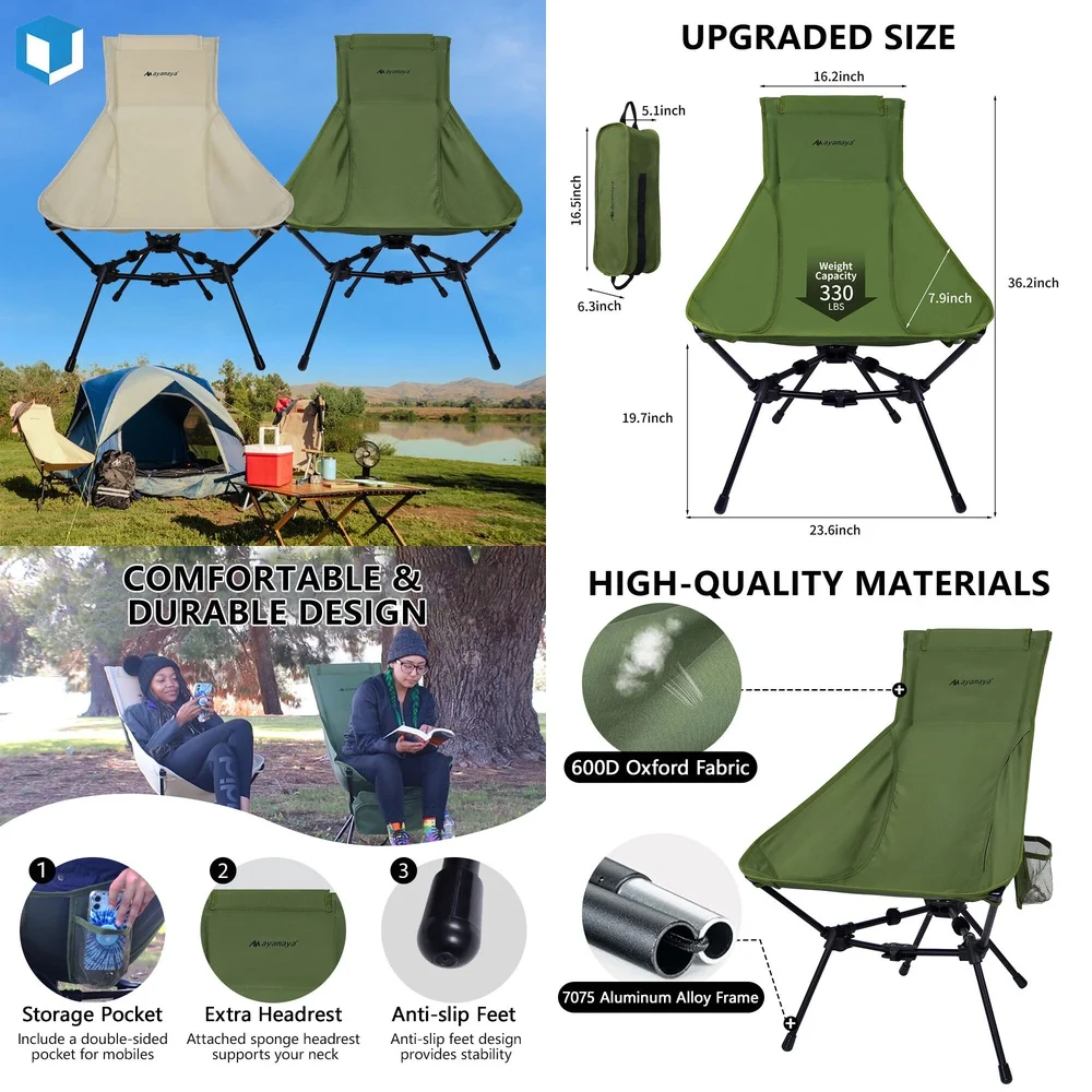 camping chairUltralight Folding Camping Chair Portable Compact Outdoor Seat for Hiking Fishing Travel Backpacking Picnic Beach
camping chairUltralight Folding Camping Chair Portable Compact Outdoor Seat for Hiking Fishing Travel Backpacking Picnic Beach