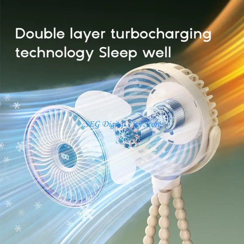 U75B Lightweight Baby Stroller Fan With Digital Screen Rechargeable Battery Safe
U75B Lightweight Baby Stroller Fan With Digital Screen Rechargeable Battery Safe