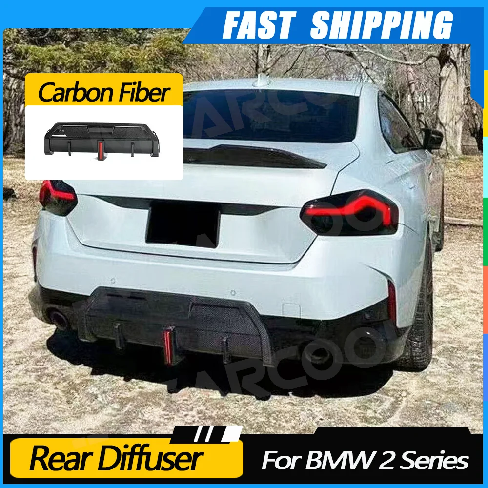 JMCARCOOL For BMW 2 Series G42 Coupe 2022 2023 Dry Carbon Fiber Car Rear Diffuser Lip Rear Splitters Body Kits Car Accessories
JMCARCOOL For BMW 2 Series G42 Coupe 2022 2023 Dry Carbon Fiber Car Rear Diffuser Lip Rear Splitters Body Kits Car Accessories