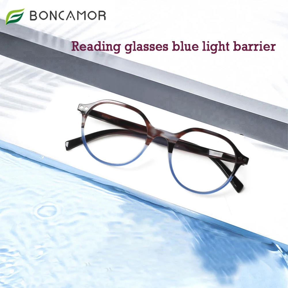 Boncamor Oval Frame Reading Glasses Men Women Spring Hinge Prescription HD Reader Diopter 0.5 1.75 2.0 3.0 4.0
Boncamor Oval Frame Reading Glasses Men Women Spring Hinge Prescription HD Reader Diopter 0.5 1.75 2.0 3.0 4.0