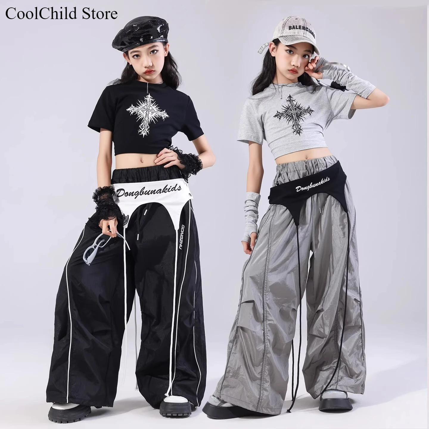 Girls Hip Hop Fashion Crop Top Sweat Pants Children K-pop Street Dance Costume Kids Girl Group Streetwear Teens Jazz Clothes Set
Girls Hip Hop Fashion Crop Top Sweat Pants Children K-pop Street Dance Costume Kids Girl Group Streetwear Teens Jazz Clothes Set