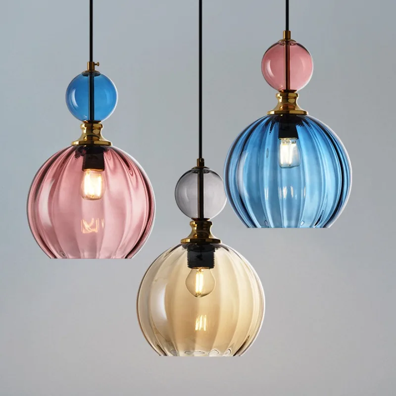 Modern Glass Colorful Candy Pendant Lights Dining Room Bedroom LED Chandeliers Hanging Lamps Home Decor Pendant Chandeliers
Modern Glass Colorful Candy Pendant Lights Dining Room Bedroom LED Chandeliers Hanging Lamps Home Decor Pendant Chandeliers