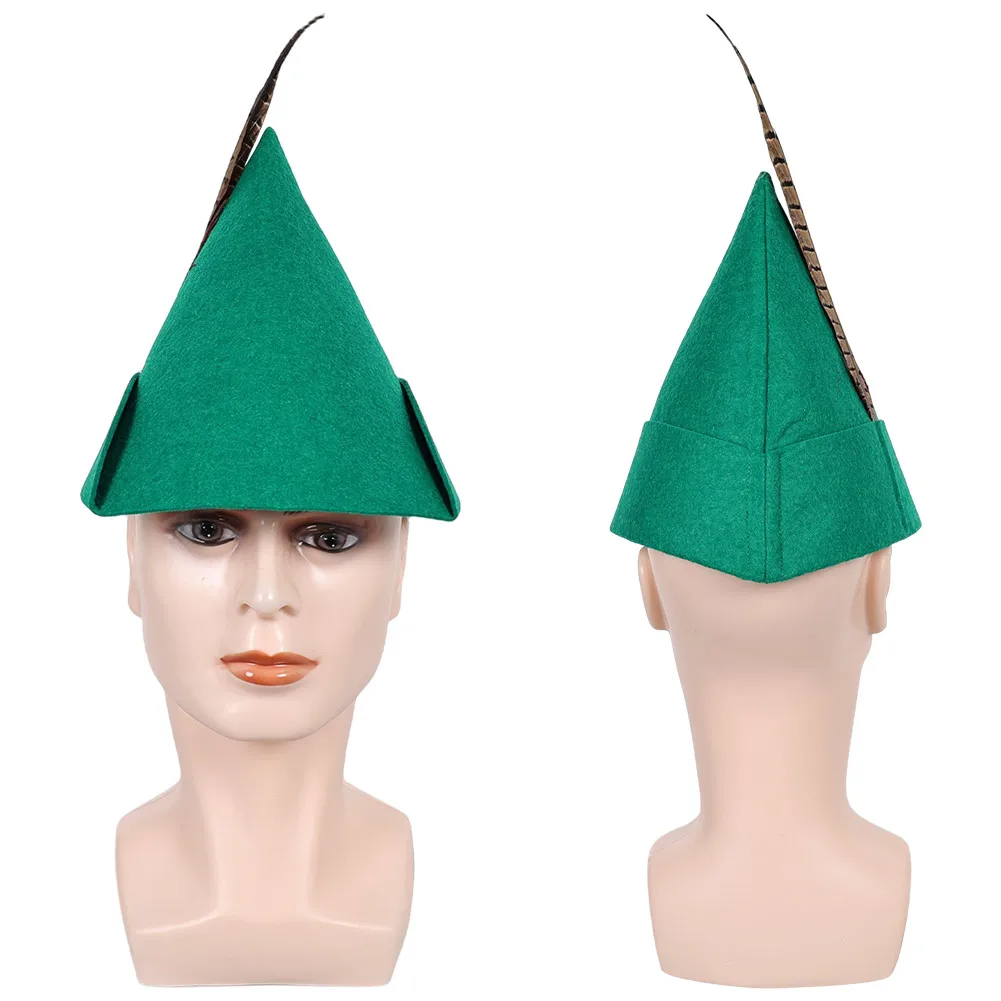 Disguise Green Elf Peter Hat Pan Cosplay Hat With Feather Movie Costume Accessories Men Roleplay Fancy Dress Up Party Props Gift
Disguise Green Elf Peter Hat Pan Cosplay Hat With Feather Movie Costume Accessories Men Roleplay Fancy Dress Up Party Props Gift