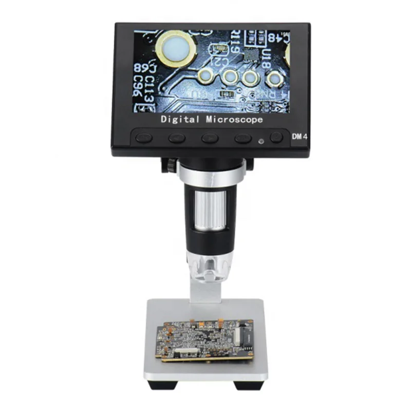 DM4 USB HD 4.3 inch LCD Screen Digital Microscope Medical Electronic Magnifier Compact Light for Soldering Electronic PCB
DM4 USB HD 4.3 inch LCD Screen Digital Microscope Medical Electronic Magnifier Compact Light for Soldering Electronic PCB