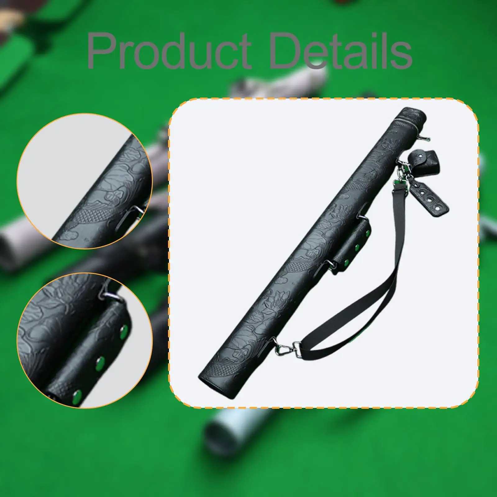 Durable PVC Billiard Stick Carrying Case Pool Cue Bag Accessories Storage Pouch Protector for Players and Game Room
Durable PVC Billiard Stick Carrying Case Pool Cue Bag Accessories Storage Pouch Protector for Players and Game Room