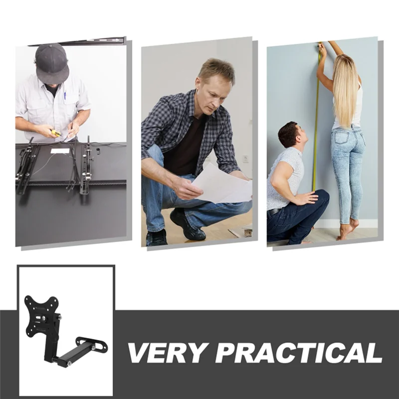 B21B Настенный кронштейн, поворотный держатель, универсальный регулируемый ЖК-монитор со светодиодной подсветкой от 14 до 27 дюймов, плоская панель
B21B Настенный кронштейн, поворотный держатель, универсальный регулируемый ЖК-монитор со светодиодной подсветкой от 14 до 27 дюймов, плоская панель