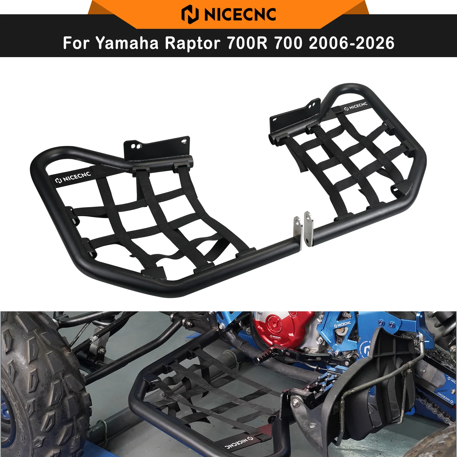 1Pair NICECNC ATV Nerf Bars Foot Rest Pegs Side Step Bars For Yamaha Raptor 700R 1-3/8" Aluminum With Mounting Hardware Kit Prot
1Pair NICECNC ATV Nerf Bars Foot Rest Pegs Side Step Bars For Yamaha Raptor 700R 1-3/8" Aluminum With Mounting Hardware Kit Prot