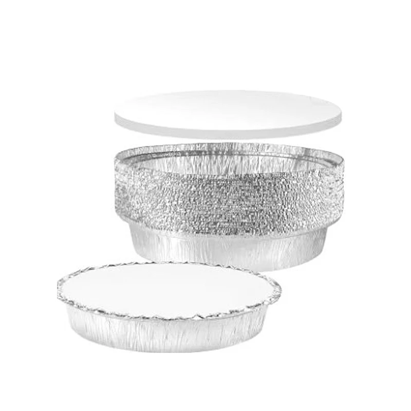7in Round Aluminum Foil Pans with Cardboard Lid, Freezer Oven Safe for Leftovers Storing, Baking and Cooking, 20 Packs
7in Round Aluminum Foil Pans with Cardboard Lid, Freezer Oven Safe for Leftovers Storing, Baking and Cooking, 20 Packs