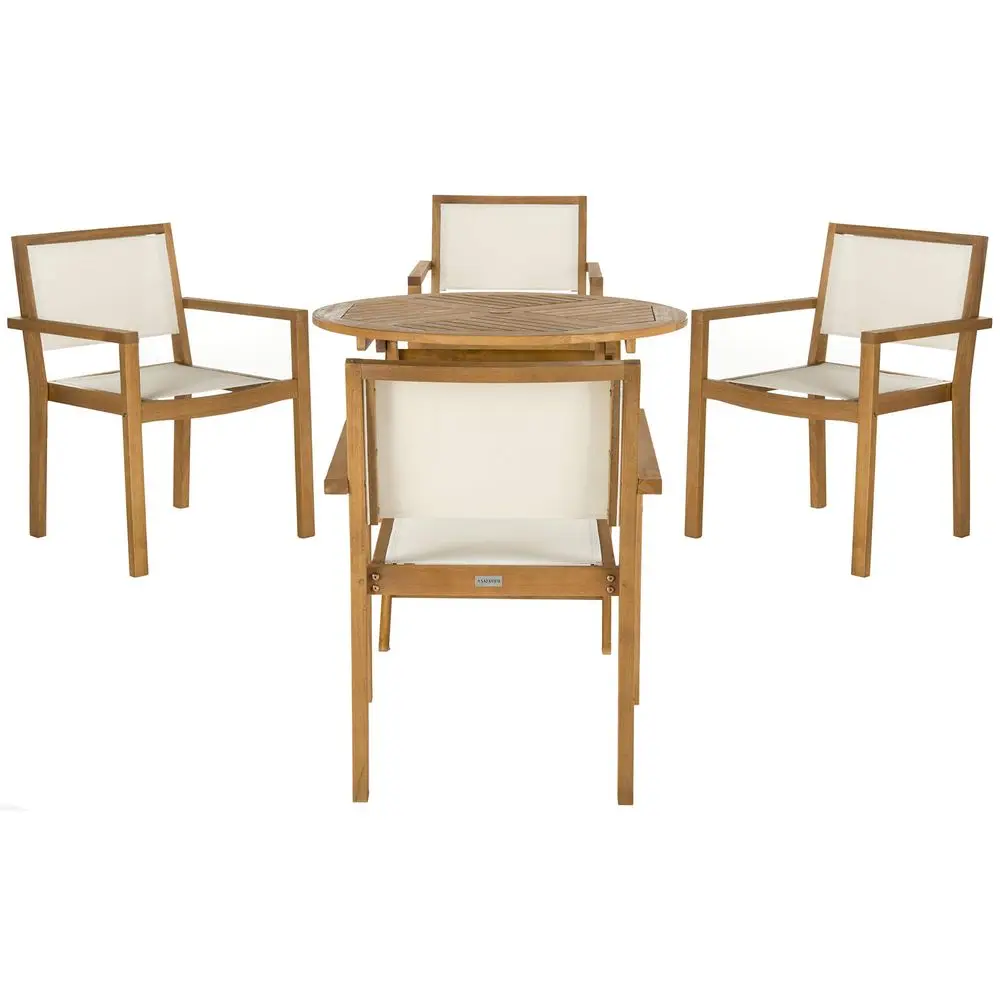 Outdoor Collection Chante Teak 35.4 Round Table 5 Piece Dining Set
Outdoor Collection Chante Teak 35.4 Round Table 5 Piece Dining Set