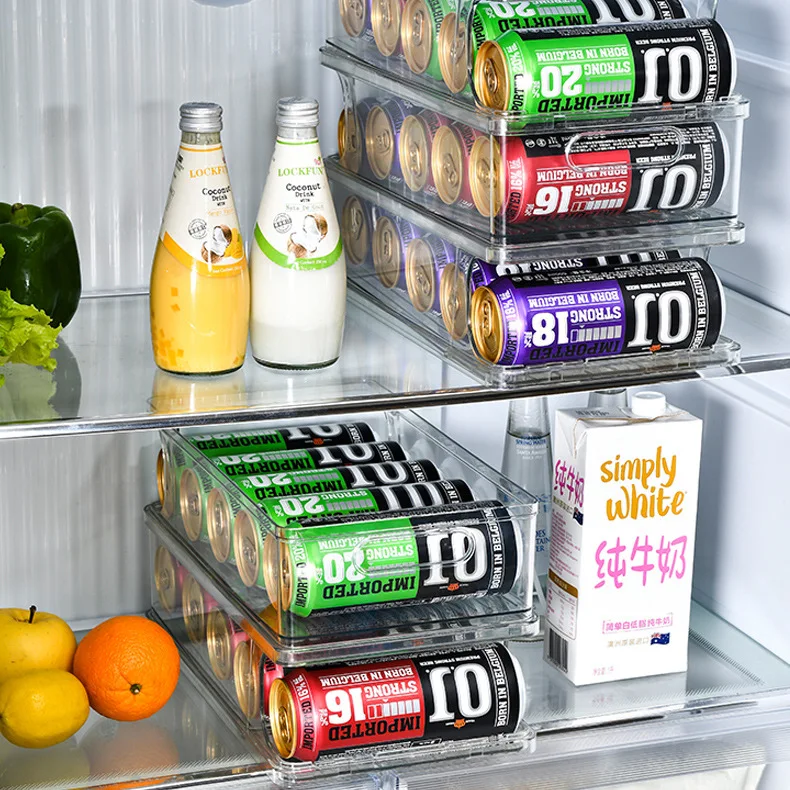 Refrigerator, beer, cola, soda cans, beverage storage box, PET double-layer drawer style organizing storage box, saves space
Refrigerator, beer, cola, soda cans, beverage storage box, PET double-layer drawer style organizing storage box, saves space