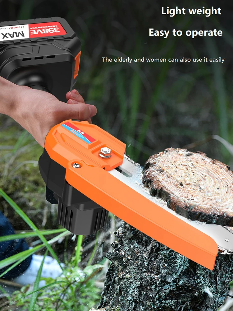 Household Small Handheld Lithium Battery Electric Chainsaw Charging Mode Garden Pruning Outdoor Logging for Trees and Firewood
Household Small Handheld Lithium Battery Electric Chainsaw Charging Mode Garden Pruning Outdoor Logging for Trees and Firewood