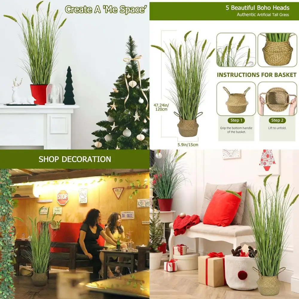 47 Tall Artificial Green Onion Plants with Pots for Indoor and Outdoor Decor
47 Tall Artificial Green Onion Plants with Pots for Indoor and Outdoor Decor