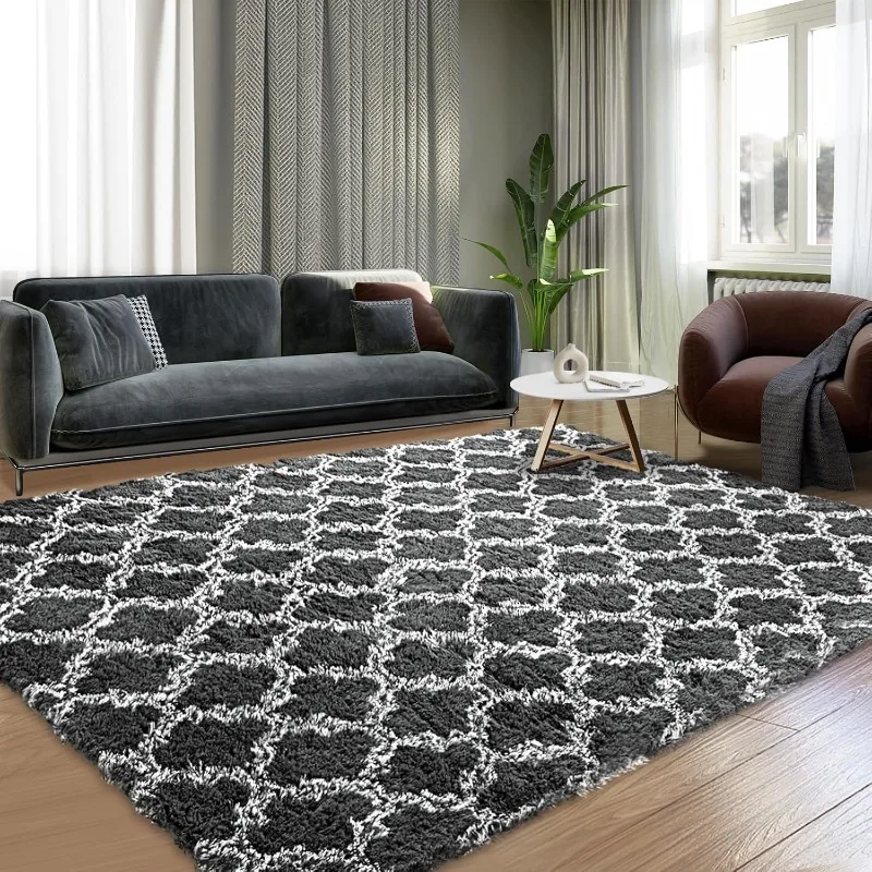 Area Rugs 8x10, Shag Rugs for Living Room, High Pile Fluffy Carpet for Bedroom, Playroom, Nursery, Home Decor, Geometric,
Area Rugs 8x10, Shag Rugs for Living Room, High Pile Fluffy Carpet for Bedroom, Playroom, Nursery, Home Decor, Geometric,