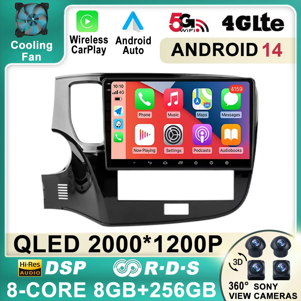 Автомагнитола на Android 14 для Mitsubishi Outlander 3 III GF0W GG0W 2018-2022, Wi-Fi, мультимедийный видеоплеер, навигация GPS
Автомагнитола на Android 14 для Mitsubishi Outlander 3 III GF0W GG0W 2018-2022, Wi-Fi, мультимедийный видеоплеер, навигация GPS