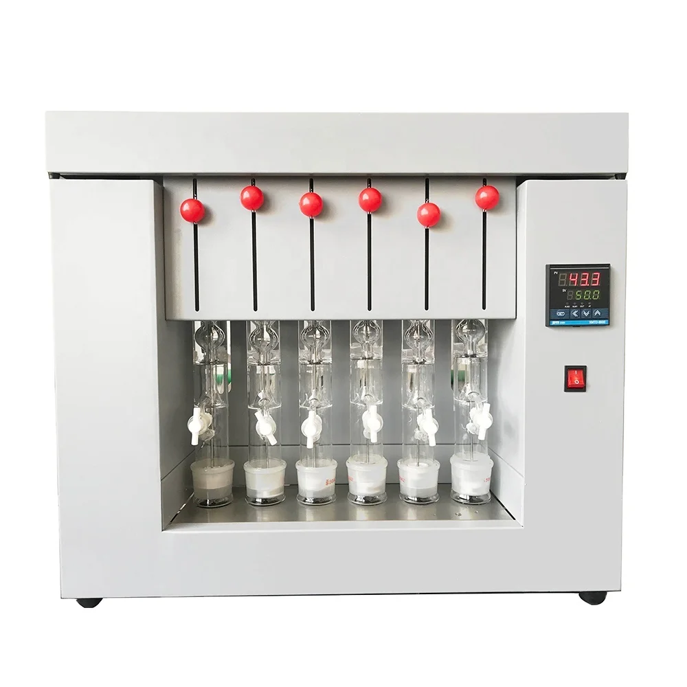 WESTTUNE SZF-06C Laboratory Soxhlet Extraction Machine Fat Analyzer for Instrument Silicon Material 2569W 1 Year Warranty
WESTTUNE SZF-06C Laboratory Soxhlet Extraction Machine Fat Analyzer for Instrument Silicon Material 2569W 1 Year Warranty
