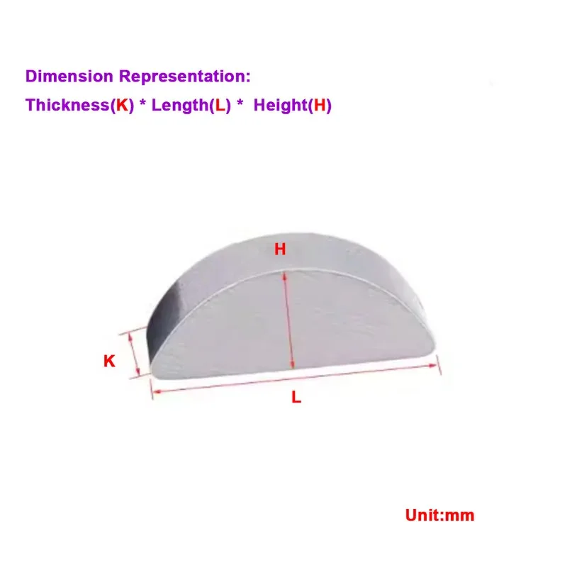 Half Moon Key GB1099 Standard A3 Steel C Shaped Pin 2 2.5 3 4 5 6 8 10 mm Replacement For Machinery Parts
Half Moon Key GB1099 Standard A3 Steel C Shaped Pin 2 2.5 3 4 5 6 8 10 mm Replacement For Machinery Parts