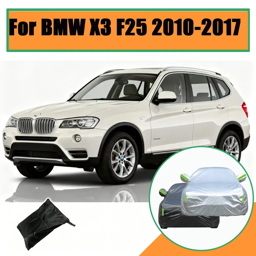 Outdoor Protection Full Car Cover Snow Cover Sunshade Waterproof Dustproof Exterior Car Accessories For BMW X3 F25 2010-2017
Outdoor Protection Full Car Cover Snow Cover Sunshade Waterproof Dustproof Exterior Car Accessories For BMW X3 F25 2010-2017