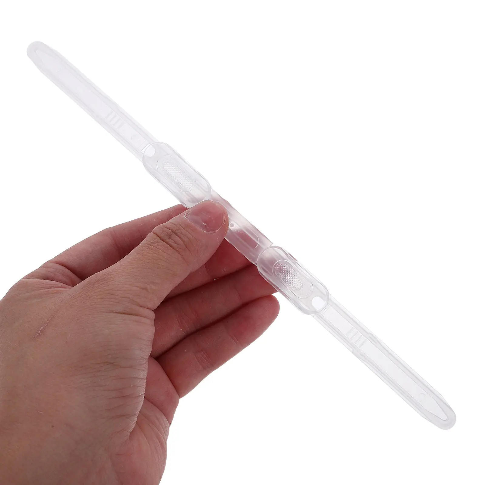 100Pcs Loose Leaf File Clamps Plastic Binding Strips Two Hole Paper Fasteners Office School Document Securing Clips Efficient
100Pcs Loose Leaf File Clamps Plastic Binding Strips Two Hole Paper Fasteners Office School Document Securing Clips Efficient