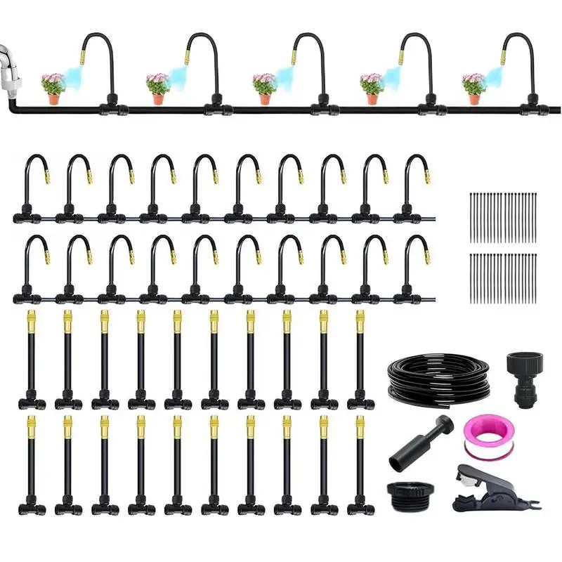 Irrigation System For Garden Garden Watering System Drip Kit Gardening Accessories Automatic With Tubing Hose Adjustable Nozzle
Irrigation System For Garden Garden Watering System Drip Kit Gardening Accessories Automatic With Tubing Hose Adjustable Nozzle
