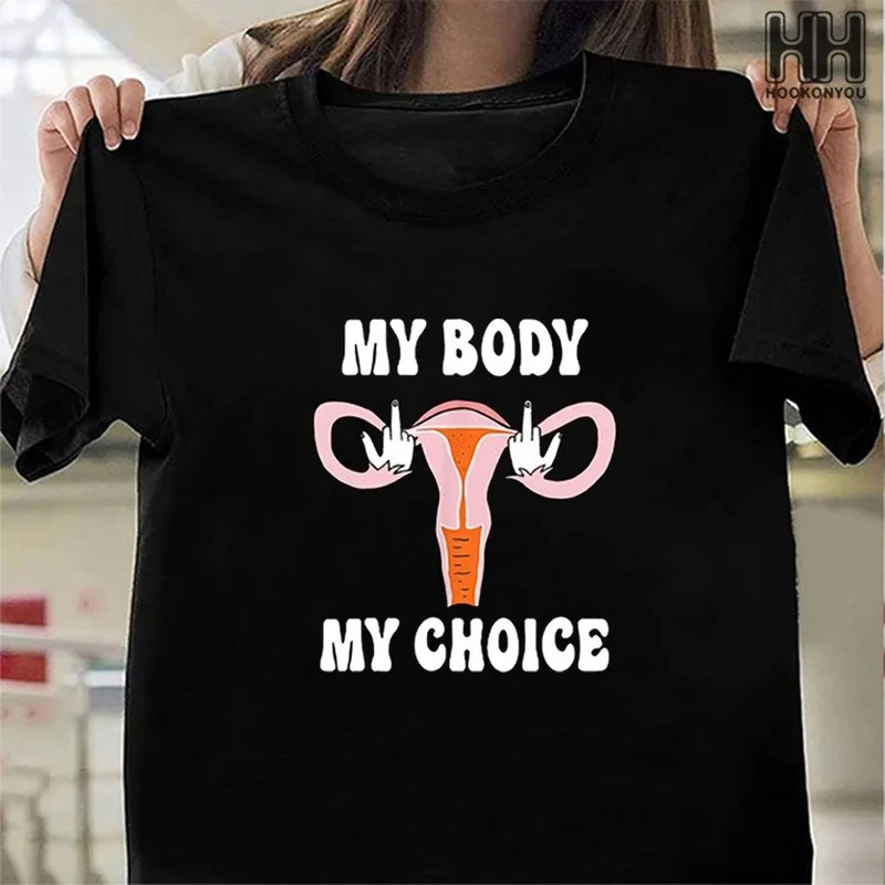 My Body My Choice Uterus Print Women T Shirt Short Sleeve O Neck Loose Women Tshirt Ladies Tee Shirt Tops Camisetas Mujer
My Body My Choice Uterus Print Women T Shirt Short Sleeve O Neck Loose Women Tshirt Ladies Tee Shirt Tops Camisetas Mujer