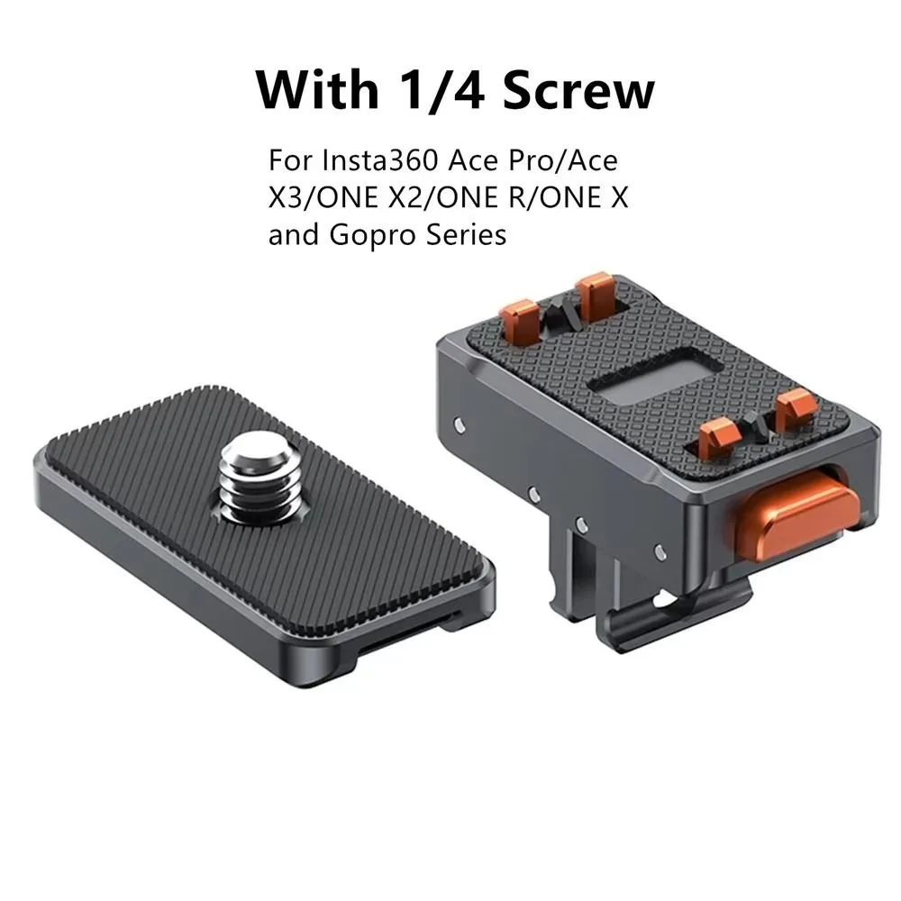 Extension Rod Tripod Quick Release Mount Gimbal Camera Quick Release Bracket for Insta360 Ace Pro/X4/X3/DJI Action 4/3
Extension Rod Tripod Quick Release Mount Gimbal Camera Quick Release Bracket for Insta360 Ace Pro/X4/X3/DJI Action 4/3