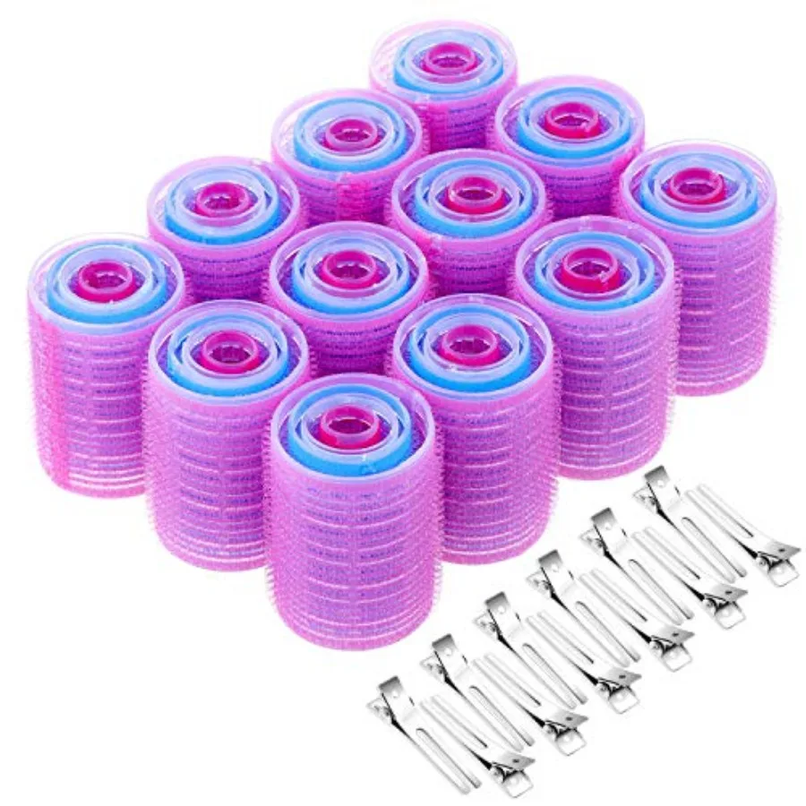 Self-Grip Rollers Set - 60 Pcs Multicolored Curlers and Clips for Hairstyling
Self-Grip Rollers Set - 60 Pcs Multicolored Curlers and Clips for Hairstyling