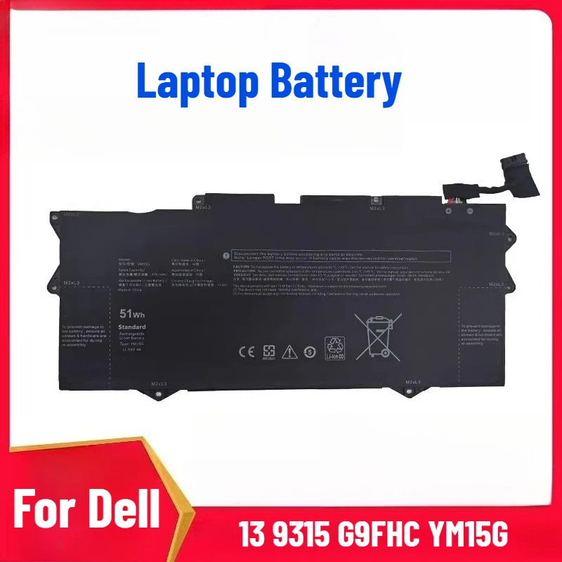 For Dell XPS 13 9315 G9FHC YM15G Brand New Laptop Battery
For Dell XPS 13 9315 G9FHC YM15G Brand New Laptop Battery
