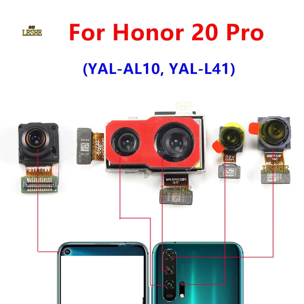 Front And Rear Back Camera For Huawei Honor 20 Pro Main Facing Frontal Camera Module Flex Cable Replacement Spare Parts
Front And Rear Back Camera For Huawei Honor 20 Pro Main Facing Frontal Camera Module Flex Cable Replacement Spare Parts