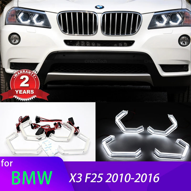 M4 Iconic Style Белый светодиодный кристалл Angel Eye Комплект дневных ходовых огней для BMW X3 F25 2010-2016 Автомобильные аксессуары
M4 Iconic Style Белый светодиодный кристалл Angel Eye Комплект дневных ходовых огней для BMW X3 F25 2010-2016 Автомобильные аксессуары
