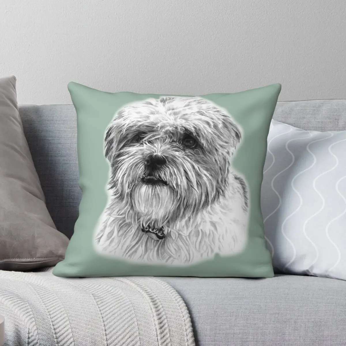 WHITE PUPPY Square Pillowcase Polyester Linen Velvet Creative Zip Decorative Pillow Case Room Cushion Cover 18"
WHITE PUPPY Square Pillowcase Polyester Linen Velvet Creative Zip Decorative Pillow Case Room Cushion Cover 18"