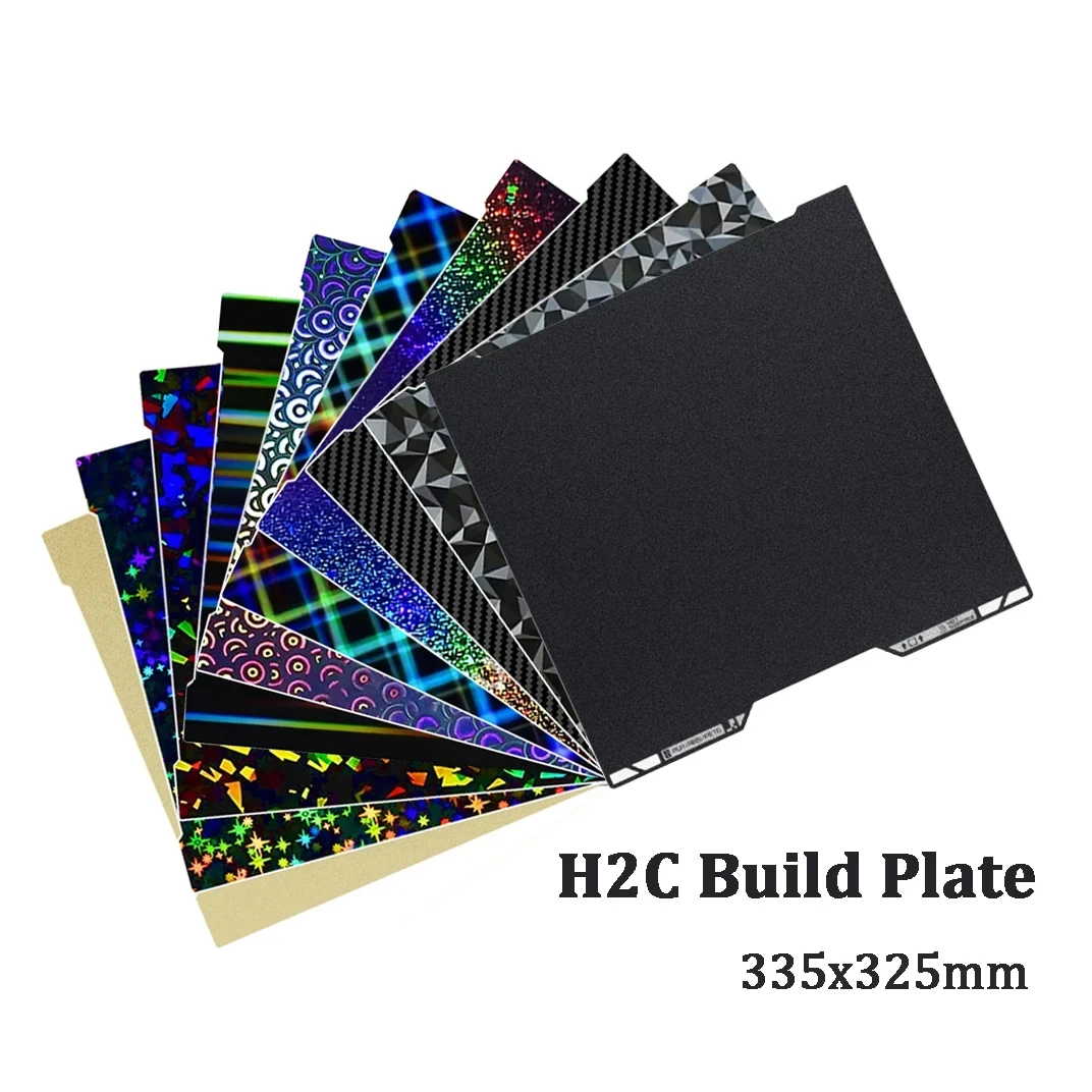 335x325mm H2C Build Plate for Bambu Lab h2c Resistant to high temperatures Easy installation Durable wear-resistant PEI PET PEO
335x325mm H2C Build Plate for Bambu Lab h2c Resistant to high temperatures Easy installation Durable wear-resistant PEI PET PEO