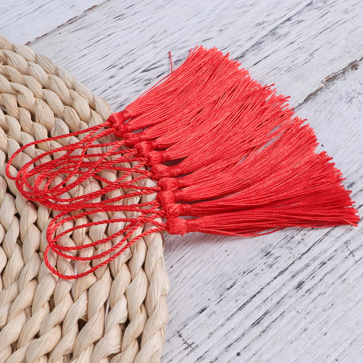 20pcs Diy Handmade Red Tassels Jewelry Earring Bracelet Souvenir Bookmark Decorative Keychain Craft Home Decor Gift Tag Apparel
20pcs Diy Handmade Red Tassels Jewelry Earring Bracelet Souvenir Bookmark Decorative Keychain Craft Home Decor Gift Tag Apparel
