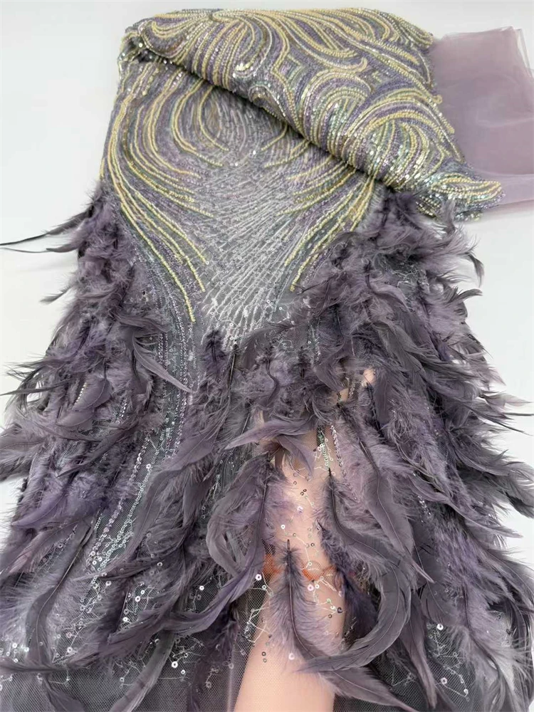 2025 Роскошная модная африканская 3D ткань с перьями и бисером, блестки, высокое качество, вышивка, французская тяжелая кружевная ткань для свадьбы, 5 ярдов
2025 Роскошная модная африканская 3D ткань с перьями и бисером, блестки, высокое качество, вышивка, французская тяжелая кружевная ткань для свадьбы, 5 ярдов