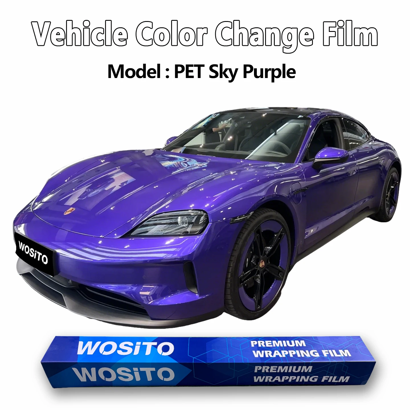 PET Sky Purple Metallic Car Wrap Film High Gloss Vehicle Vinyl Color Change Wrap
PET Sky Purple Metallic Car Wrap Film High Gloss Vehicle Vinyl Color Change Wrap