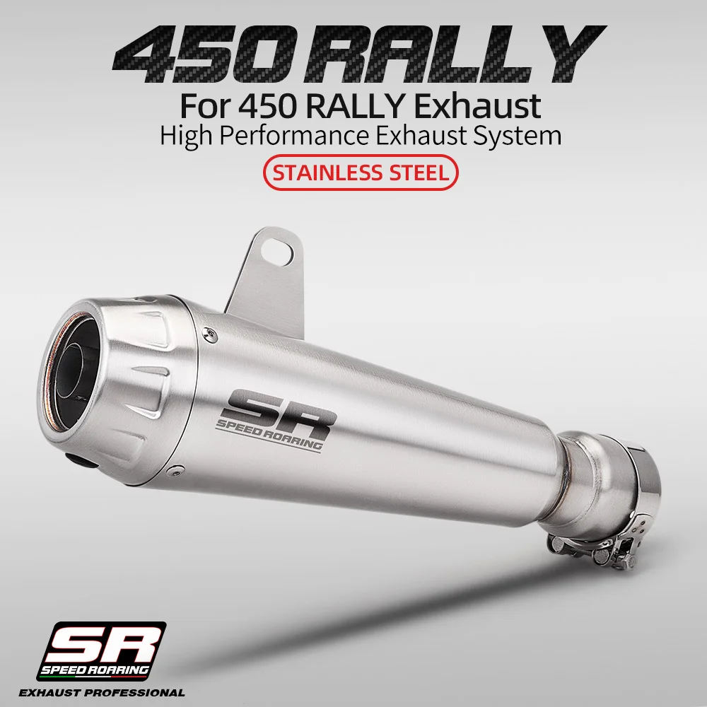 For 450 Rally Motorcycle Exhaust Escape System Mid Link Pipe Muffler with DB killer
For 450 Rally Motorcycle Exhaust Escape System Mid Link Pipe Muffler with DB killer