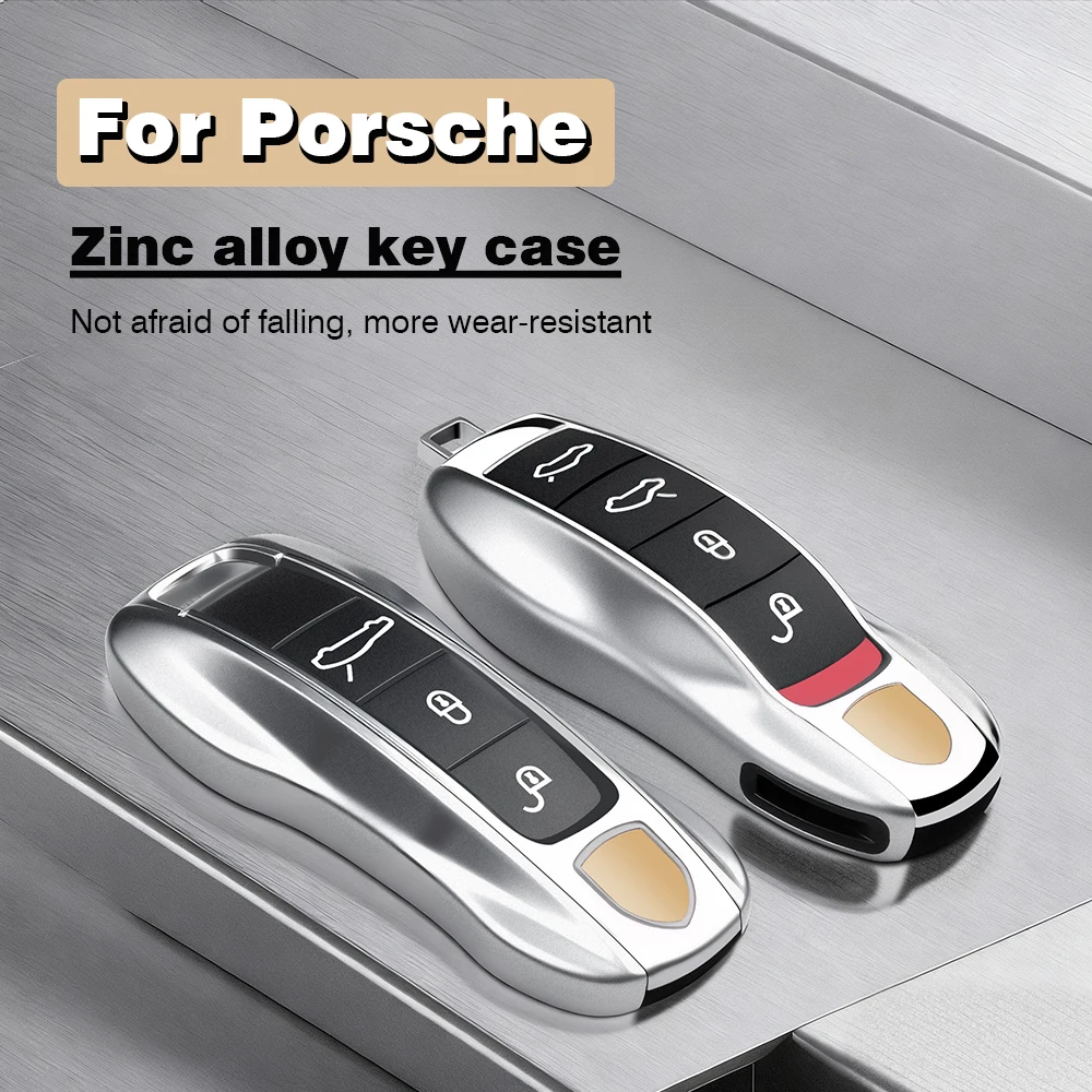 Metal Material Case For Porsche Cayenne Panamera Macan Cayman 718 911 Taycan Gloss Chrome Key Shell Car Key Case
Metal Material Case For Porsche Cayenne Panamera Macan Cayman 718 911 Taycan Gloss Chrome Key Shell Car Key Case