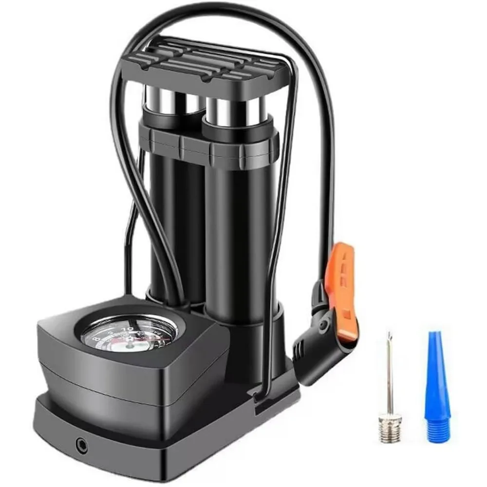 Ножной двухцилиндровый воздушный насос, велосипедные напольные насосы, воздушный насос для мяча, для велосипедного мотоцикла, надувной подушки для кровати и предметов для плавания
Ножной двухцилиндровый воздушный насос, велосипедные напольные насосы, воздушный насос для мяча, для велосипедного мотоцикла, надувной подушки для кровати и предметов для плавания