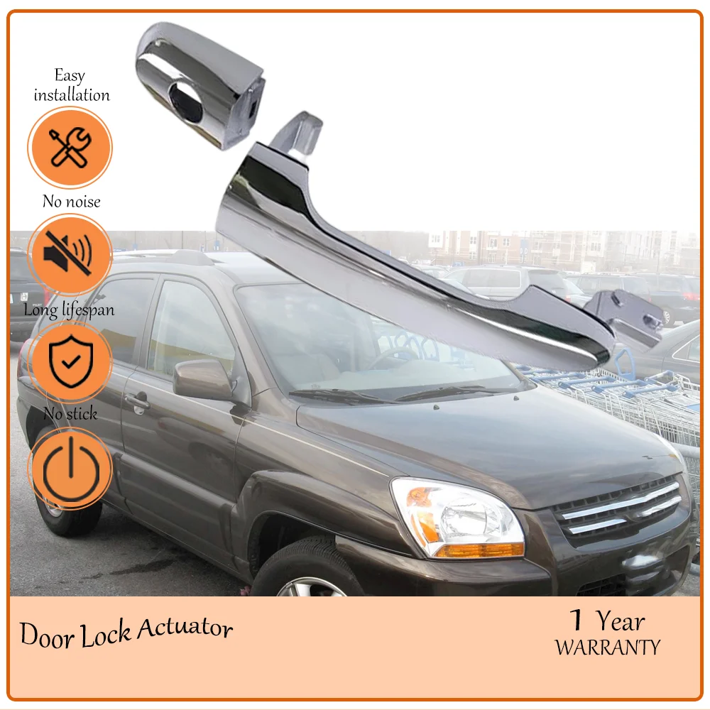 Front Right Silver Exterior Door Handle With Hole Compatible With Hyundai Kia Sportage 2005-2010 ABS Durable oem 82661-1F000
Front Right Silver Exterior Door Handle With Hole Compatible With Hyundai Kia Sportage 2005-2010 ABS Durable oem 82661-1F000