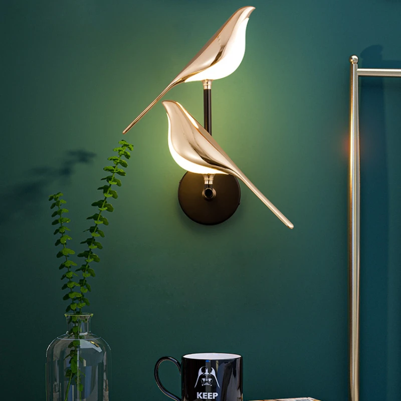 Creative LED Wall Lights Aluminum Alloy Magpie Bird Wall Sconces Home Indoor Bedside Lights Living Room Bedroom Decor Wall Lamps
Creative LED Wall Lights Aluminum Alloy Magpie Bird Wall Sconces Home Indoor Bedside Lights Living Room Bedroom Decor Wall Lamps