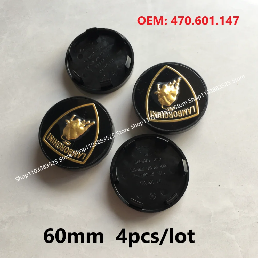 OEM 470601147 470.601.147 4pcs 60mm Car Wheel Center hub caps For Automobili Lamborghini car hubcaps hubcap Accessories
OEM 470601147 470.601.147 4pcs 60mm Car Wheel Center hub caps For Automobili Lamborghini car hubcaps hubcap Accessories