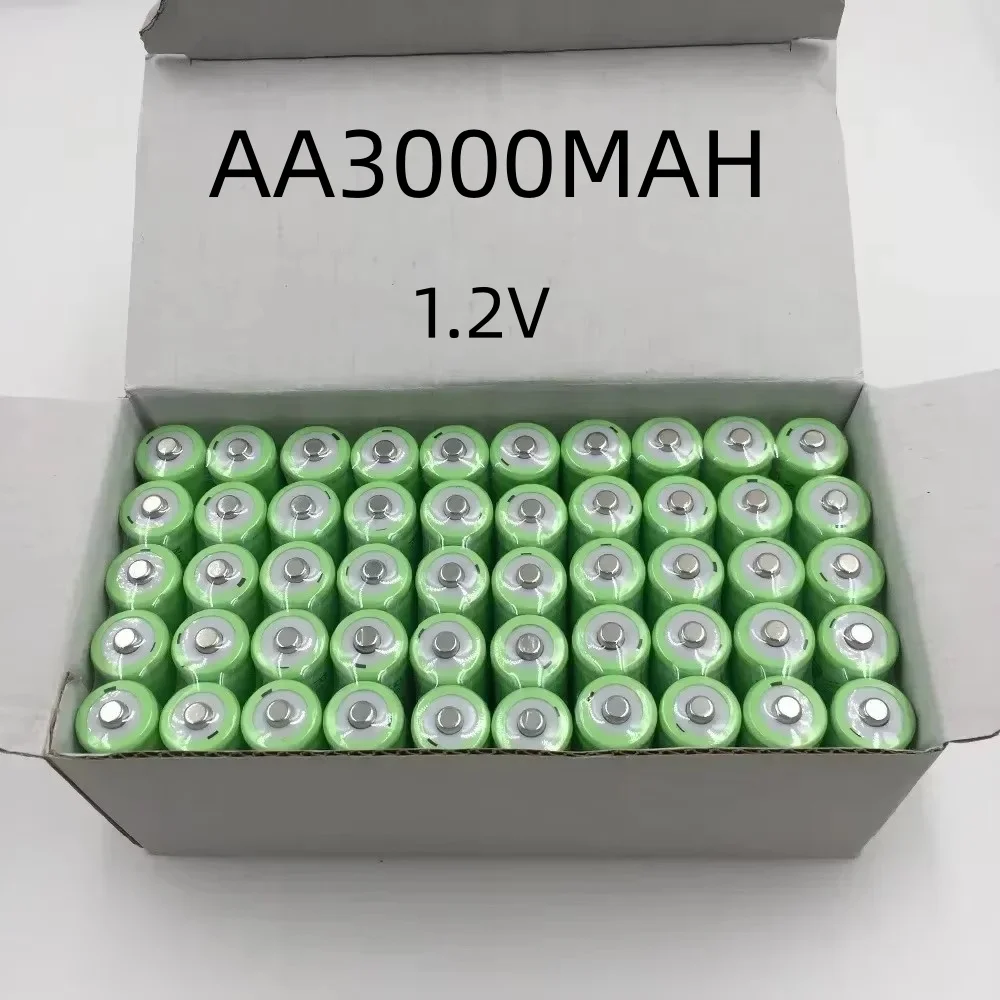 1.2V AA size with 3000mAh large capacity, offers long-lasting power for daily outdoor and indoor use
1.2V AA size with 3000mAh large capacity, offers long-lasting power for daily outdoor and indoor use