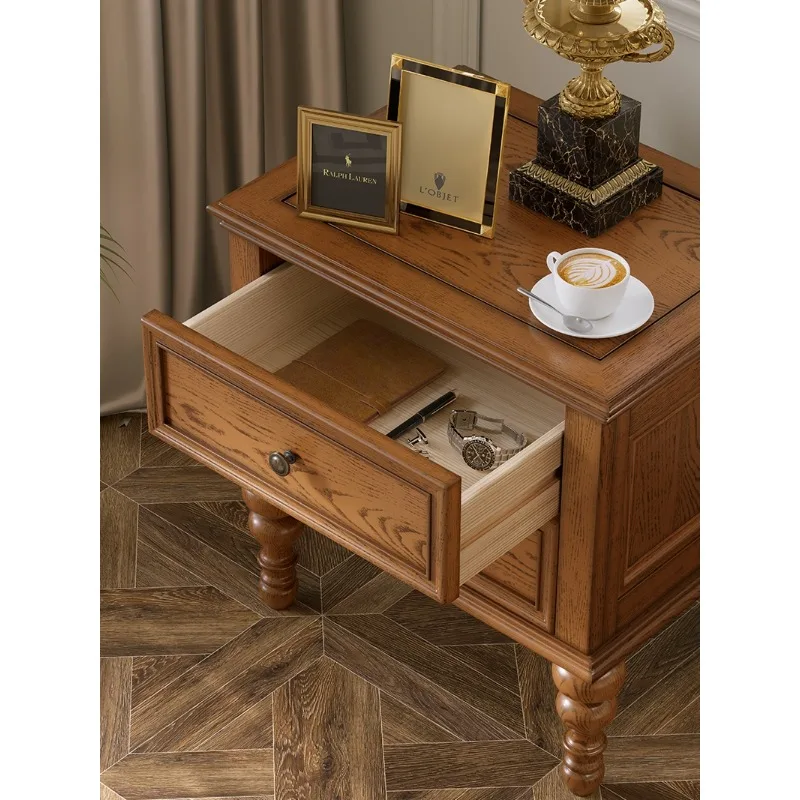 American solid wood bedside table simple American retro bedside table bedroom storage Suitable for interior decoration
American solid wood bedside table simple American retro bedside table bedroom storage Suitable for interior decoration