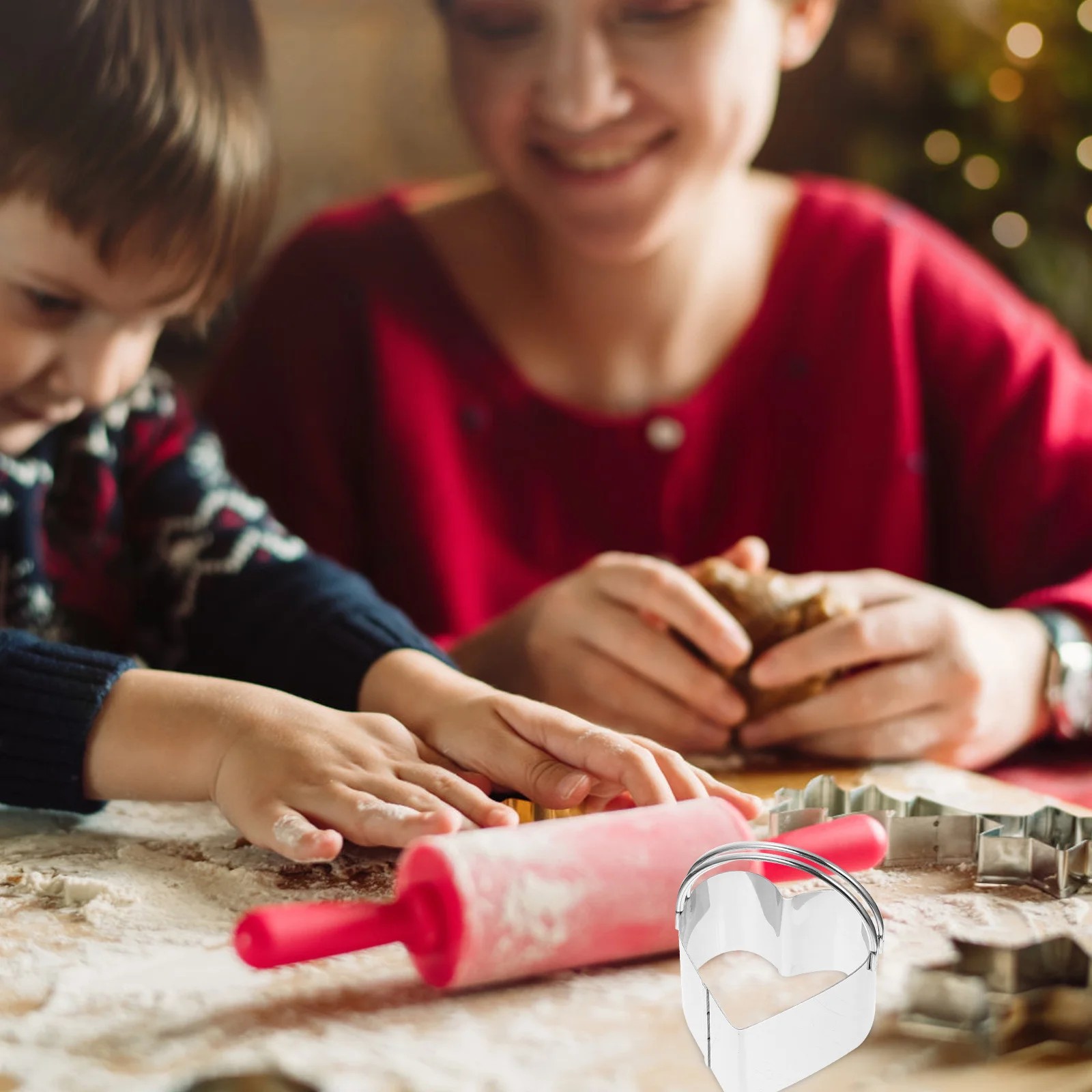 5Pcs Stainless Mousse Ring Heart Baking Mold Portable Heart Biscuit Cutter Multi-Use Cookie Shaping Tools Stainless Baking Tools
5Pcs Stainless Mousse Ring Heart Baking Mold Portable Heart Biscuit Cutter Multi-Use Cookie Shaping Tools Stainless Baking Tools