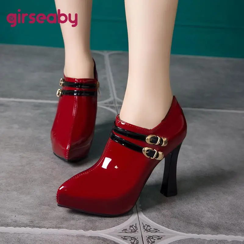 Girseaby 2025 New Shiny Female Pumps Pointed Toe Zipper Ultrahigh Heels 11cm Belt Buckles Plus Size 48 49 50 Sexy Dating Shoes
Girseaby 2025 New Shiny Female Pumps Pointed Toe Zipper Ultrahigh Heels 11cm Belt Buckles Plus Size 48 49 50 Sexy Dating Shoes