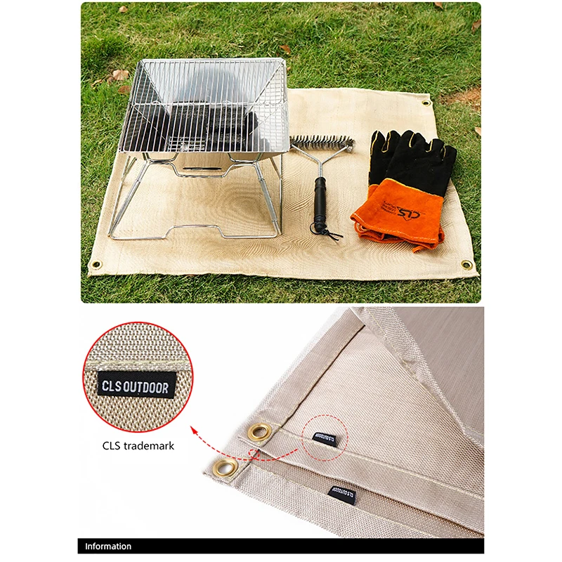 Outdoor Camping Fireproof Cloth BBQ Fiberglass Fire Blanket Insulation Mat Resistant Flame Retardant Fiber Glass
Outdoor Camping Fireproof Cloth BBQ Fiberglass Fire Blanket Insulation Mat Resistant Flame Retardant Fiber Glass