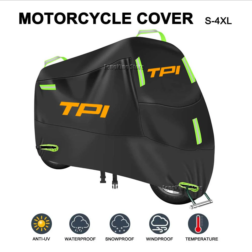 For EXC 300 TPI 150XCW EXC XC TPI Motorcycle Cover Waterproof Outdoor All Season Dust UV Protective Scooter Motorbike Rain Cover
For EXC 300 TPI 150XCW EXC XC TPI Motorcycle Cover Waterproof Outdoor All Season Dust UV Protective Scooter Motorbike Rain Cover